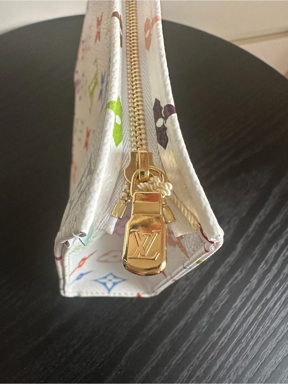 LV x TM Louis Vuitton x Murakami Multicolor Pochette Toilette MM 19